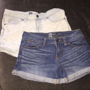 Missimo jean shorts.